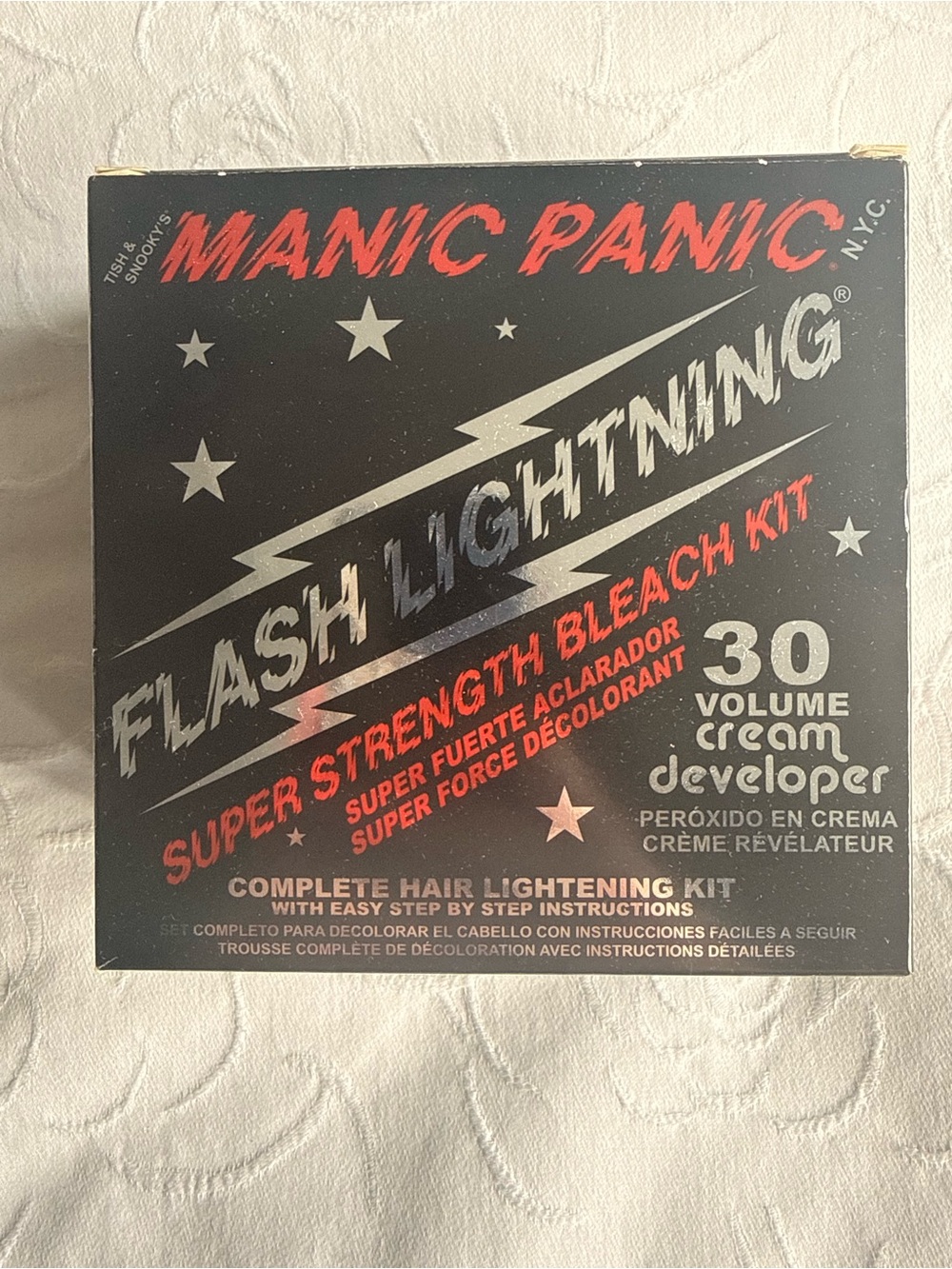 Manic Panic Flash Lightning 30 Volume Bleach Kit Complete Hair Lightening Set